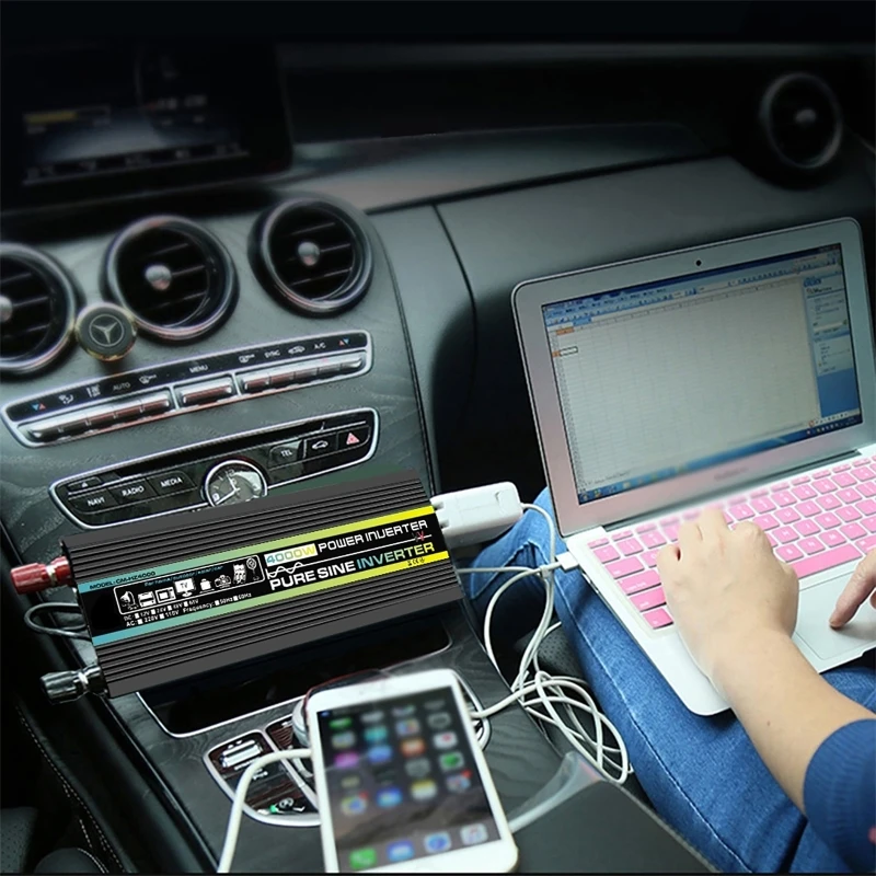 Ac Outdoor Power - 4000W Pure Sine Wave Car Inverter