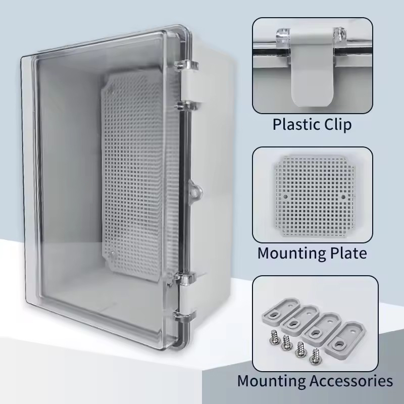 Outdoor Power Distribution Box - IP66 Electrical Plastic Enclosure ABS Power