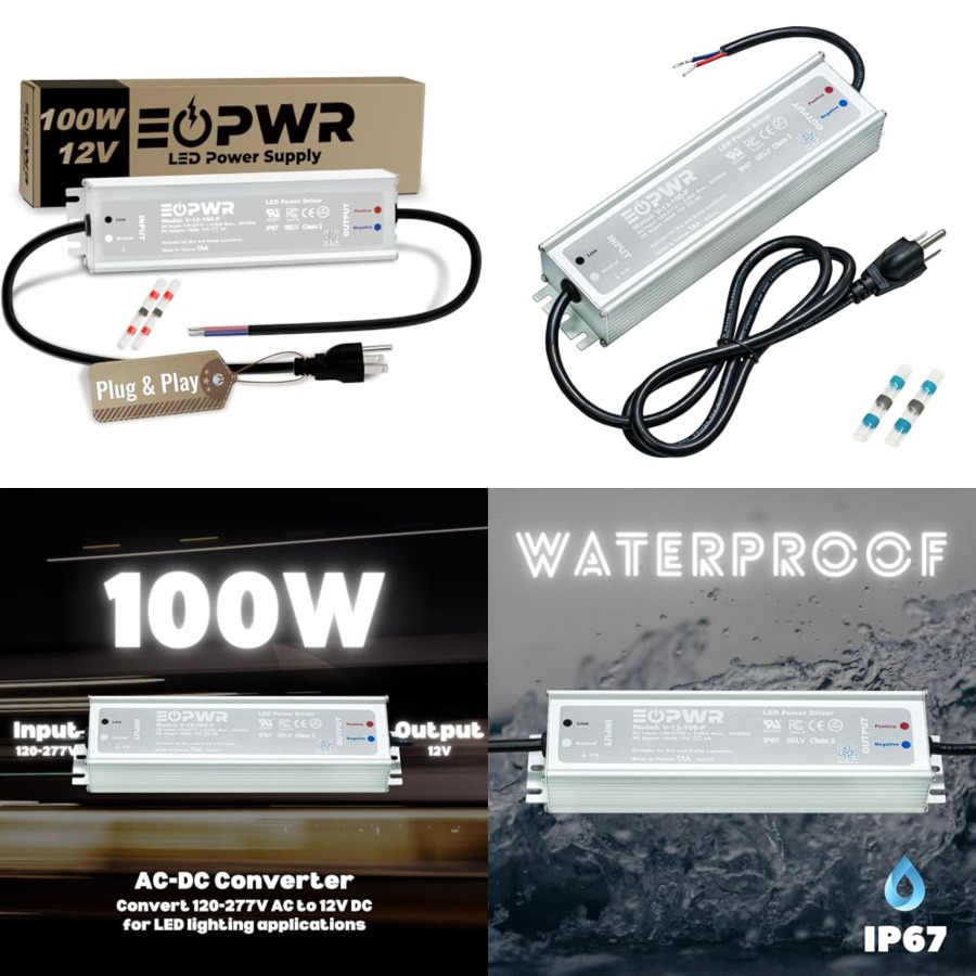 Ac Outdoor Power - LED Driver Waterproof IP67 Power Supply