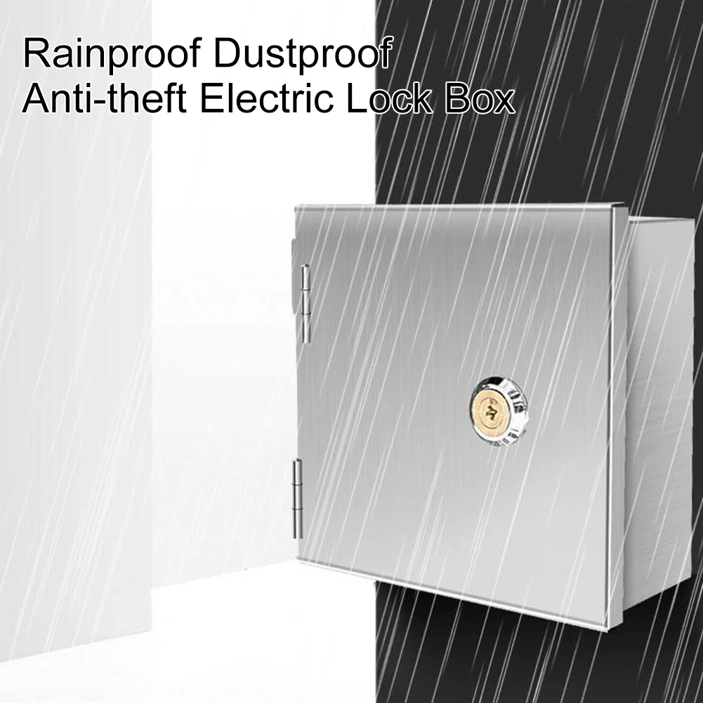 Outdoor Power Point Cover - Waterproof Stainless Steel Electric Box Lock