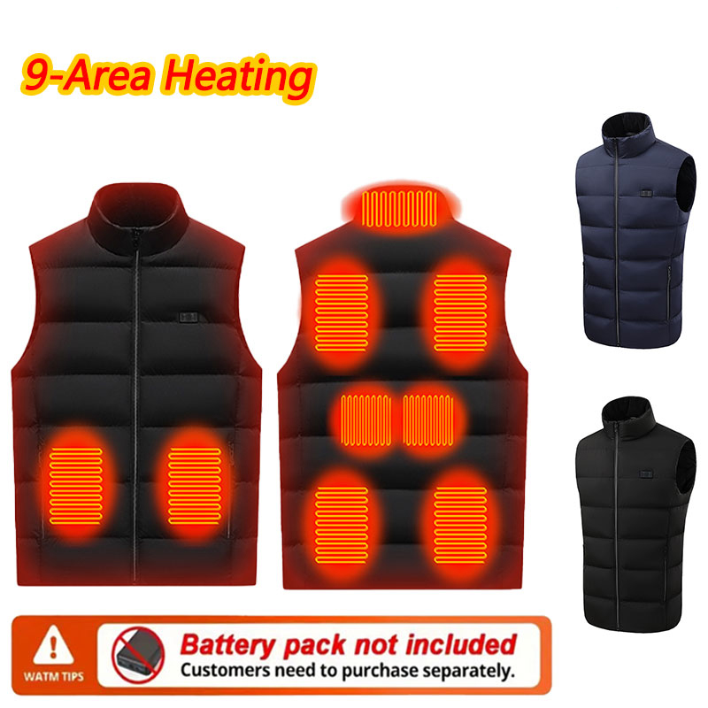 Outdoor Powersports - 9 Area Heating Vest Men Women