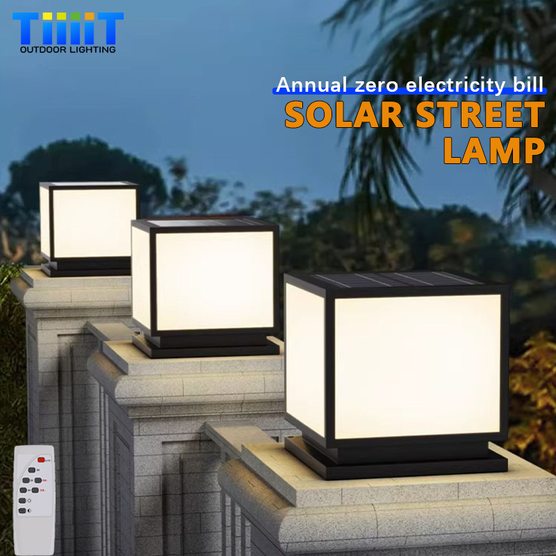 Outdoor Power Post - Outdoor LED Solar Column Light Waterproof