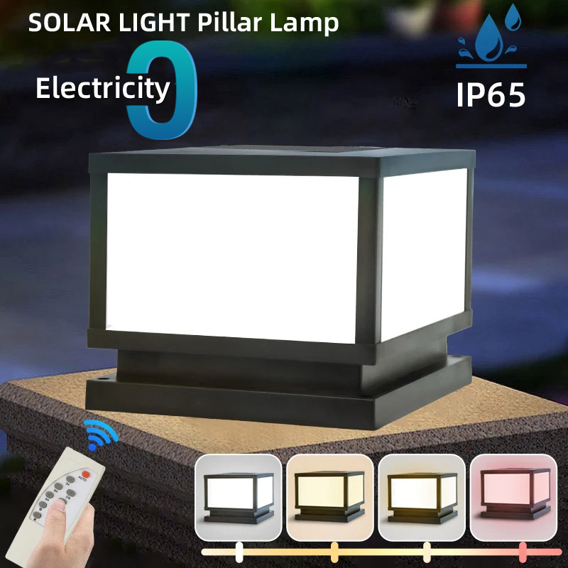 LED Solar Lights Outdoors Wate - Outdoor Power Post recension och pris