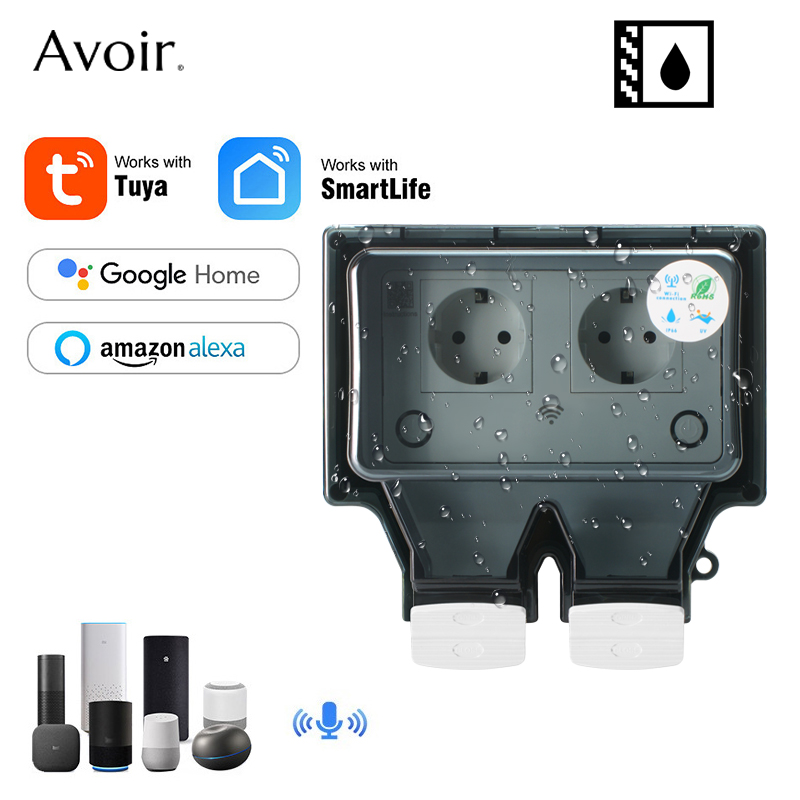 Avoir Tuya Wall Electrical Soc - Outdoor Power Point Cover recension och pris