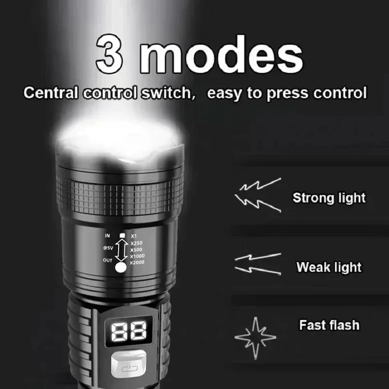 High Strong Power LED Flashlig - Outdoor Power Works recension och pris