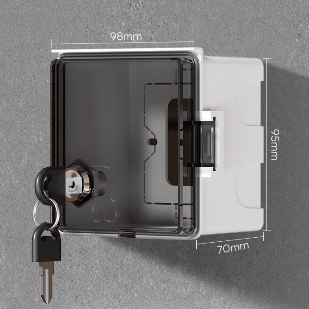 1Pcs 86 Type Lockable Socket W - Outdoor Power Point Cover recension och pris