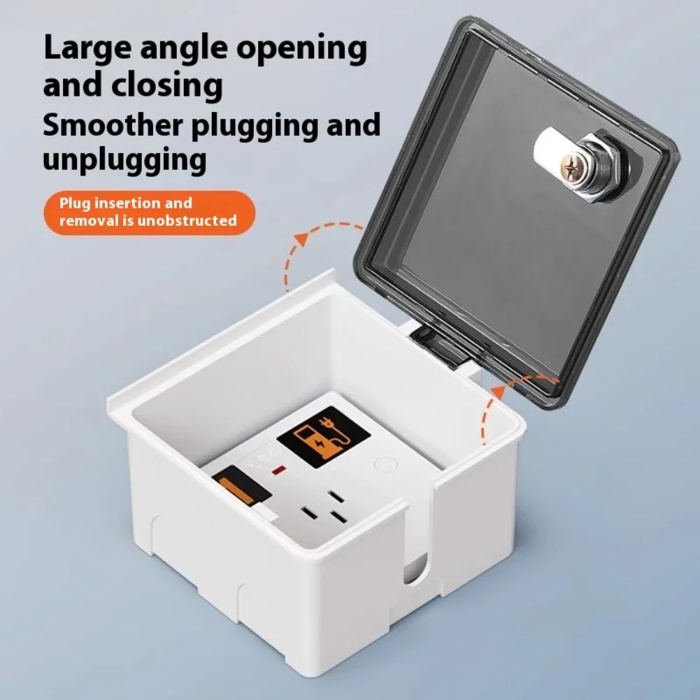 1Pcs 86 Type Lockable Socket W - Outdoor Power Point Cover recension och pris