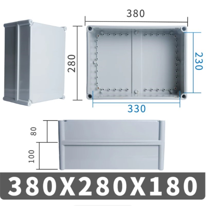 1Pc 380x280x180mm Button wirin - Outdoor Power Distribution Box recension och pris