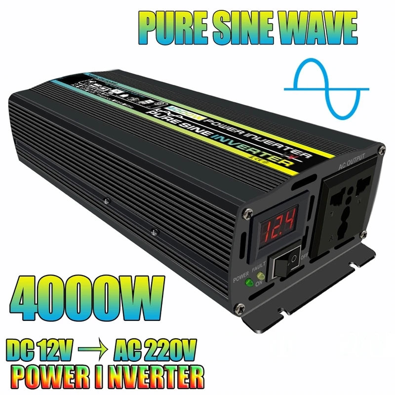 4000W Pure Sine Wave Car Inver - Ac Outdoor Power recension och pris