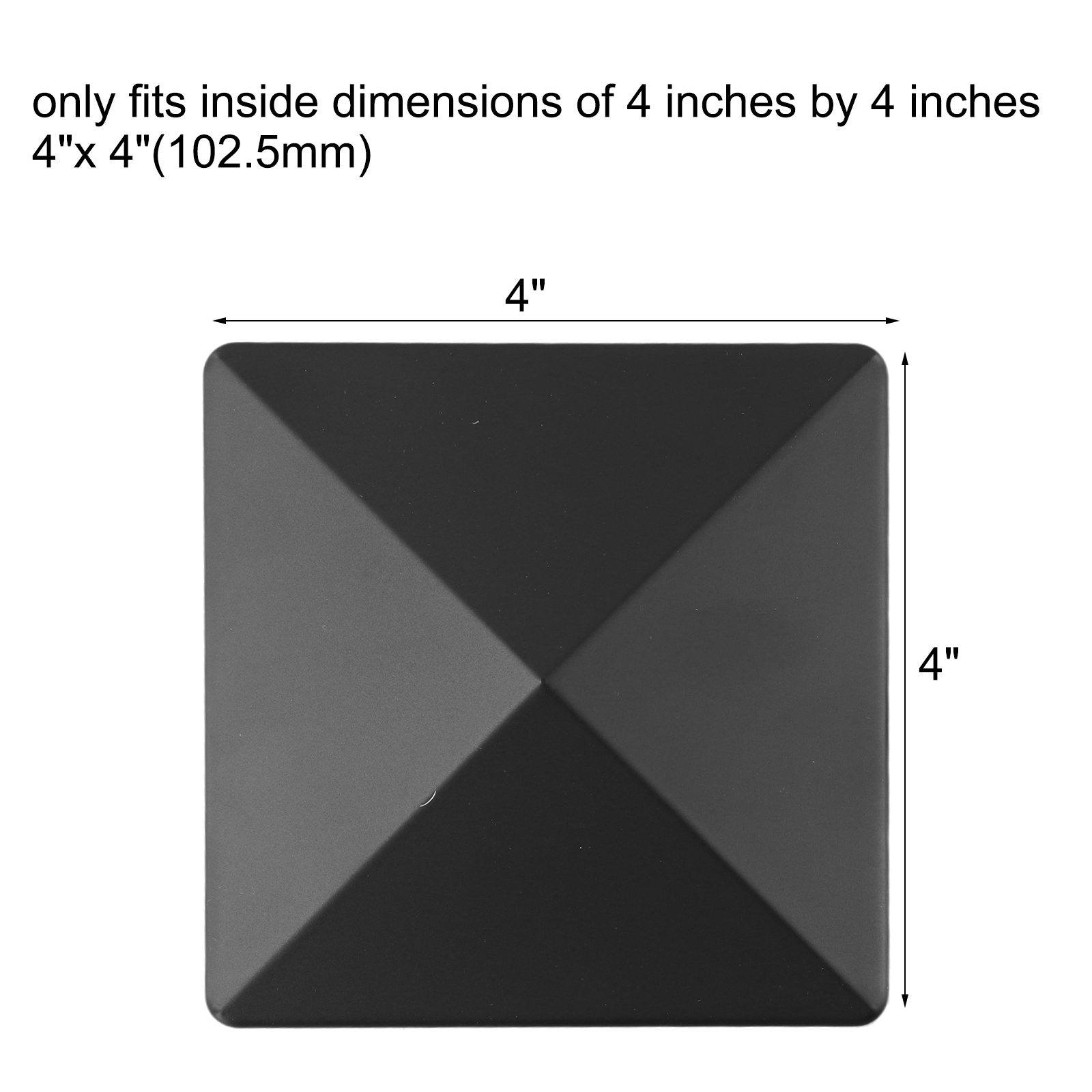 1/4pc 4 Inch Hard Plastic Fenc - Outdoor Power Post recension och pris