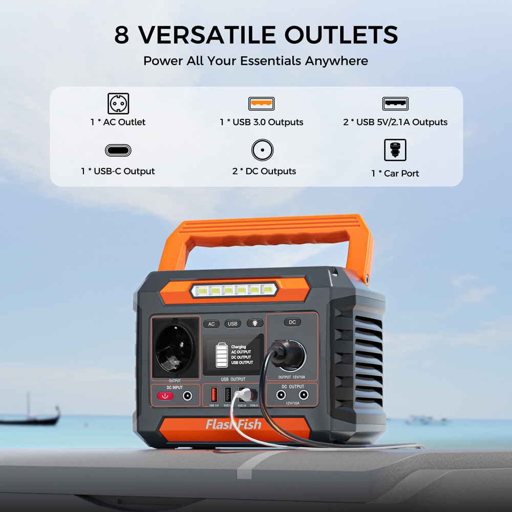 P66 Portable Power Station 300 - Outdoor Power Supply 12V recension och pris