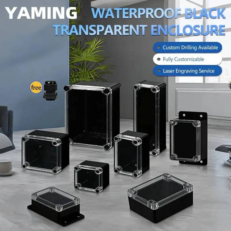 2pcs Transparent Cover Waterpr - Outdoor Power Distribution Box recension och pris
