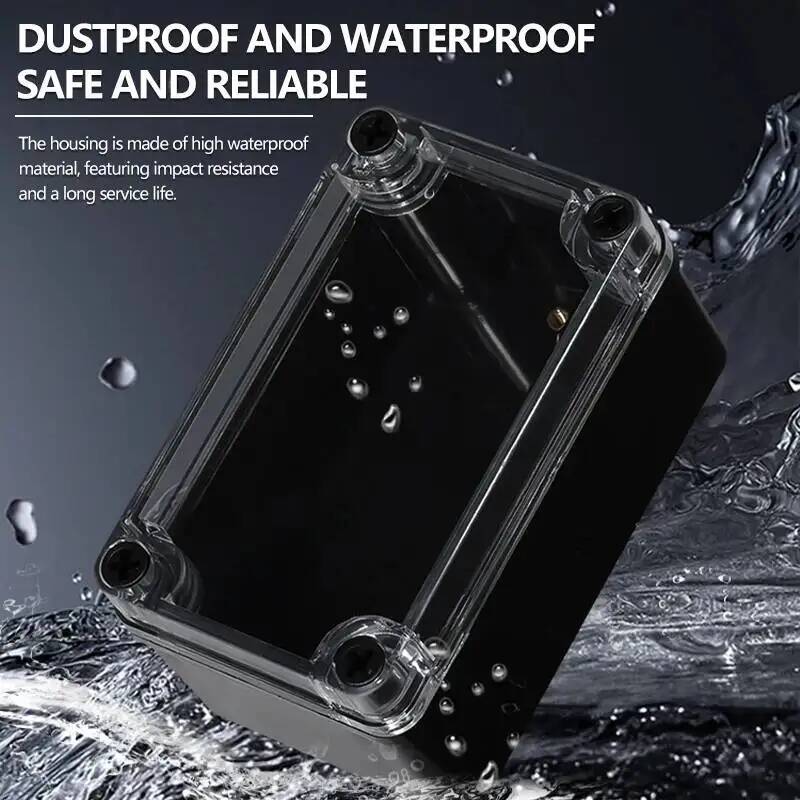 2pcs Transparent Cover Waterpr - Outdoor Power Distribution Box recension och pris