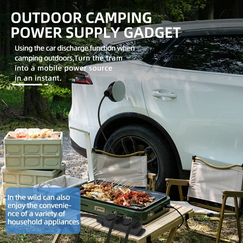 Portable 16A 4KW Electric Car  - Ac Outdoor Power recension och pris