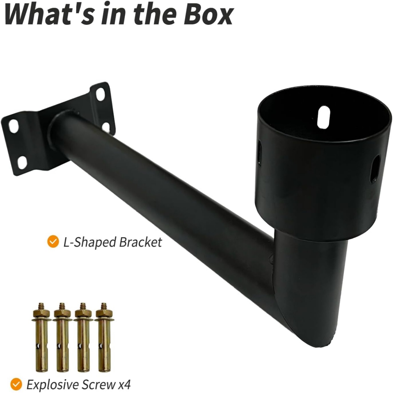 90 Degree Wall Mount Bracket L - Outdoor Power Post recension och pris