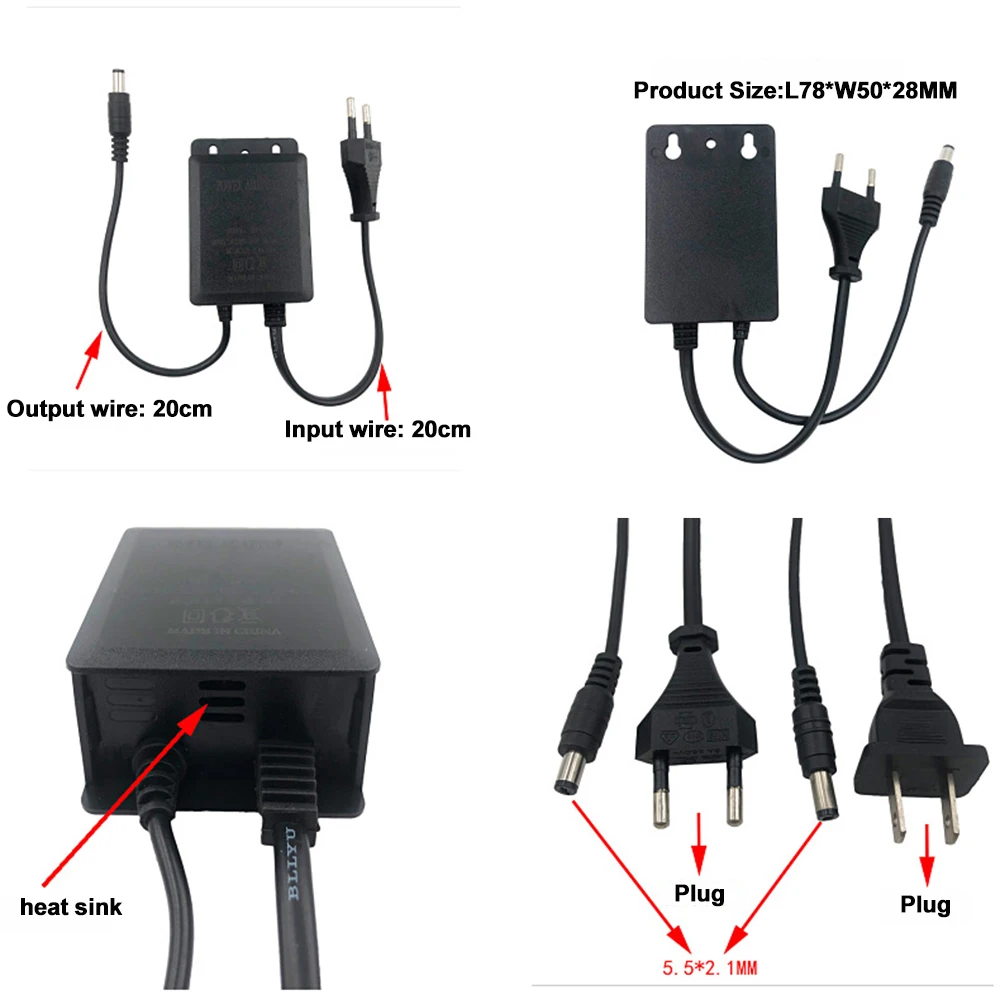 Outdoor AC 100-240V Input DC 1 - Outdoor Power Supply 12V recension och pris