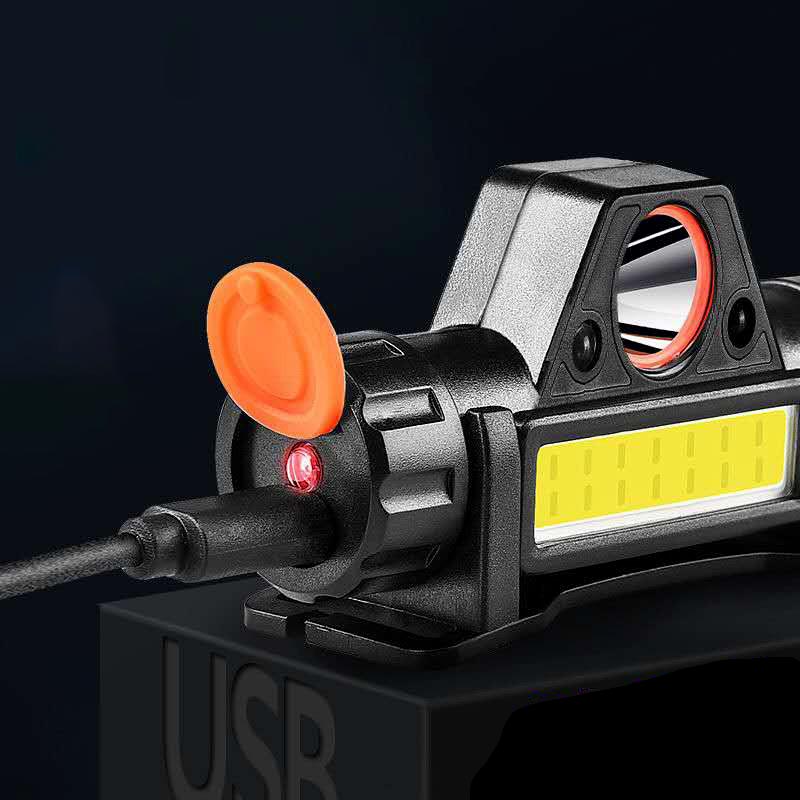 Rechargeable COB LED USB Headl - Outdoor Power Repair recension och pris