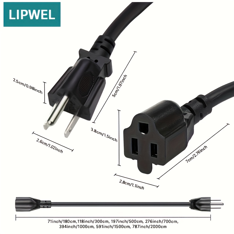 U.S. Standard Outdoor Extensio - Outdoor Power Extension Cord recension och pris