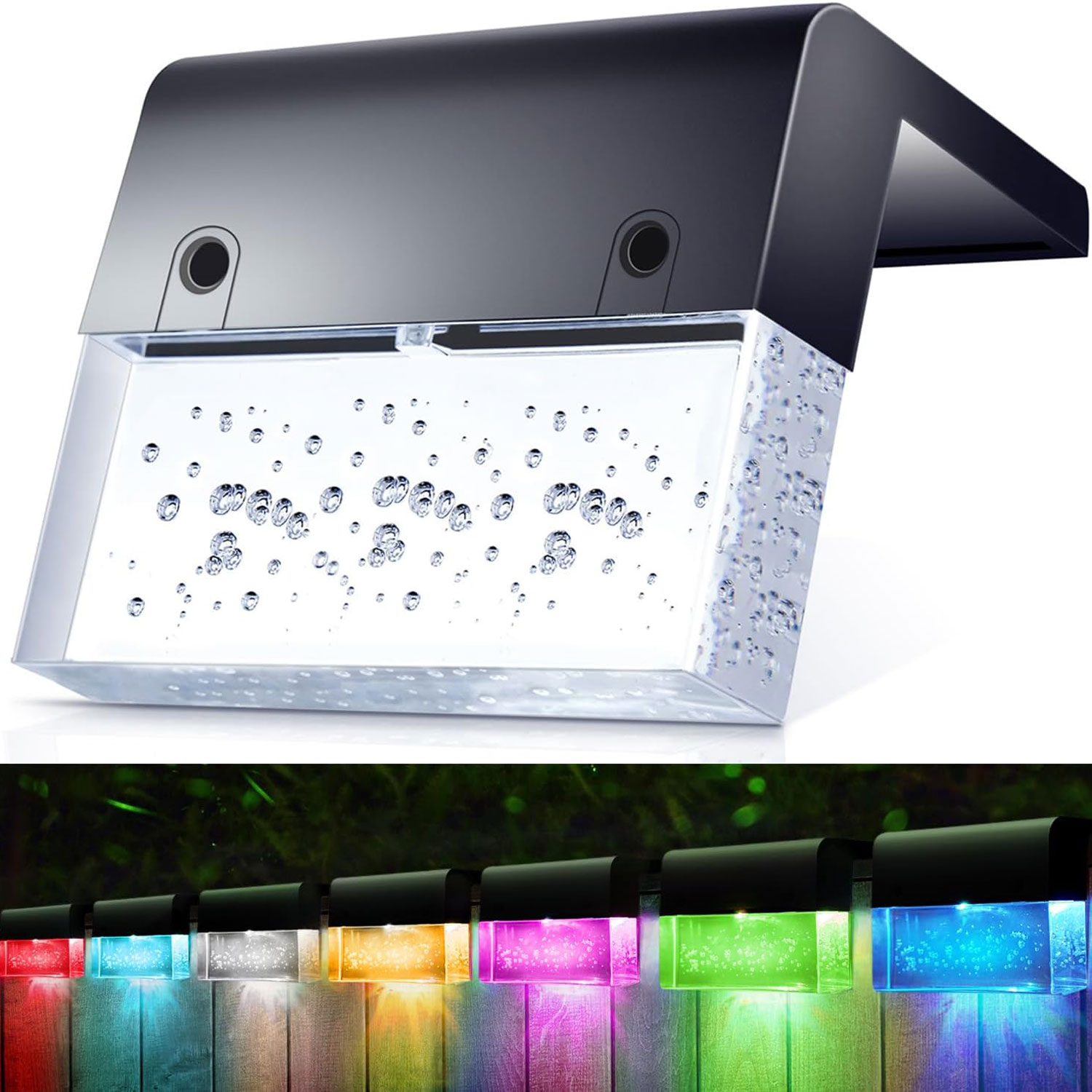 Solar Fence Lights Outdoor Wat - Outdoor Power Post recension och pris
