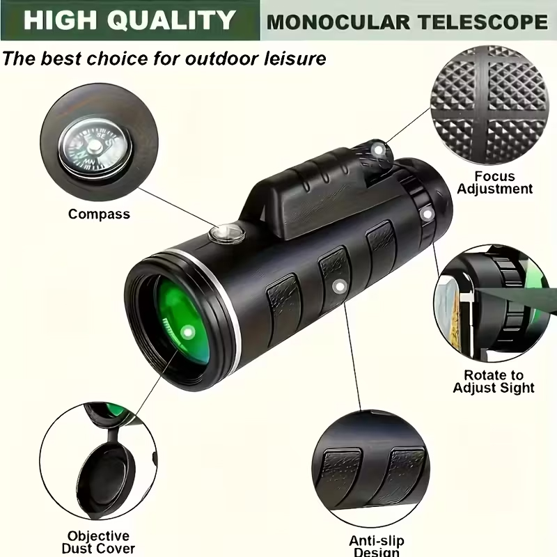 40x60 High-Power HD Monocular  - Outdoor Powersports recension och pris