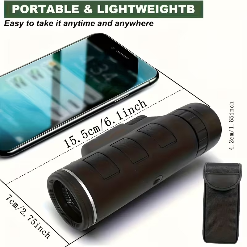 40x60 High-Power HD Monocular  - Outdoor Powersports recension och pris