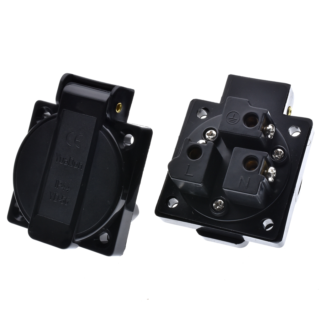 1pcs Britain Black Blue 13A 25 - Outdoor Power Receptacle recension och pris