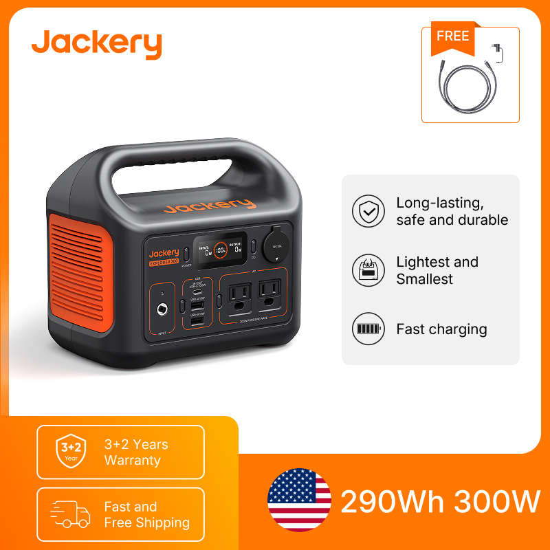 Jackery Portable Power Station - Outdoor Power Extension Cord recension och pris