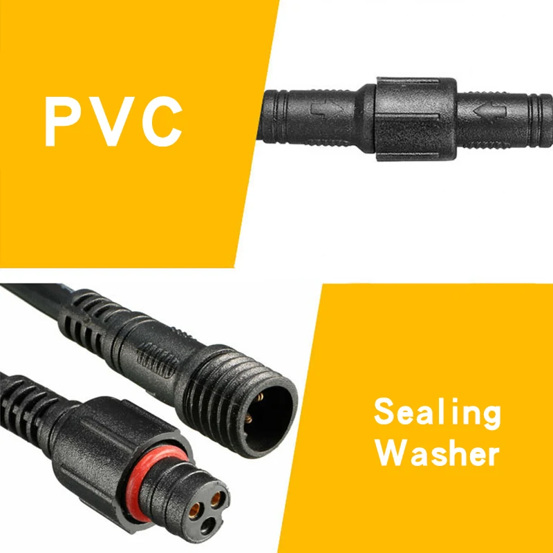 M10 2Pin 3/4 Pin Waterproof Bu - Outdoor Power Extension Cord recension och pris