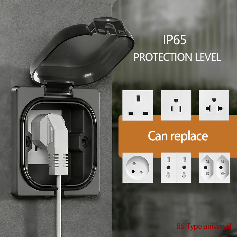 IP65 Waterproof Outdoor Socket - Outdoor Power Receptacle recension och pris