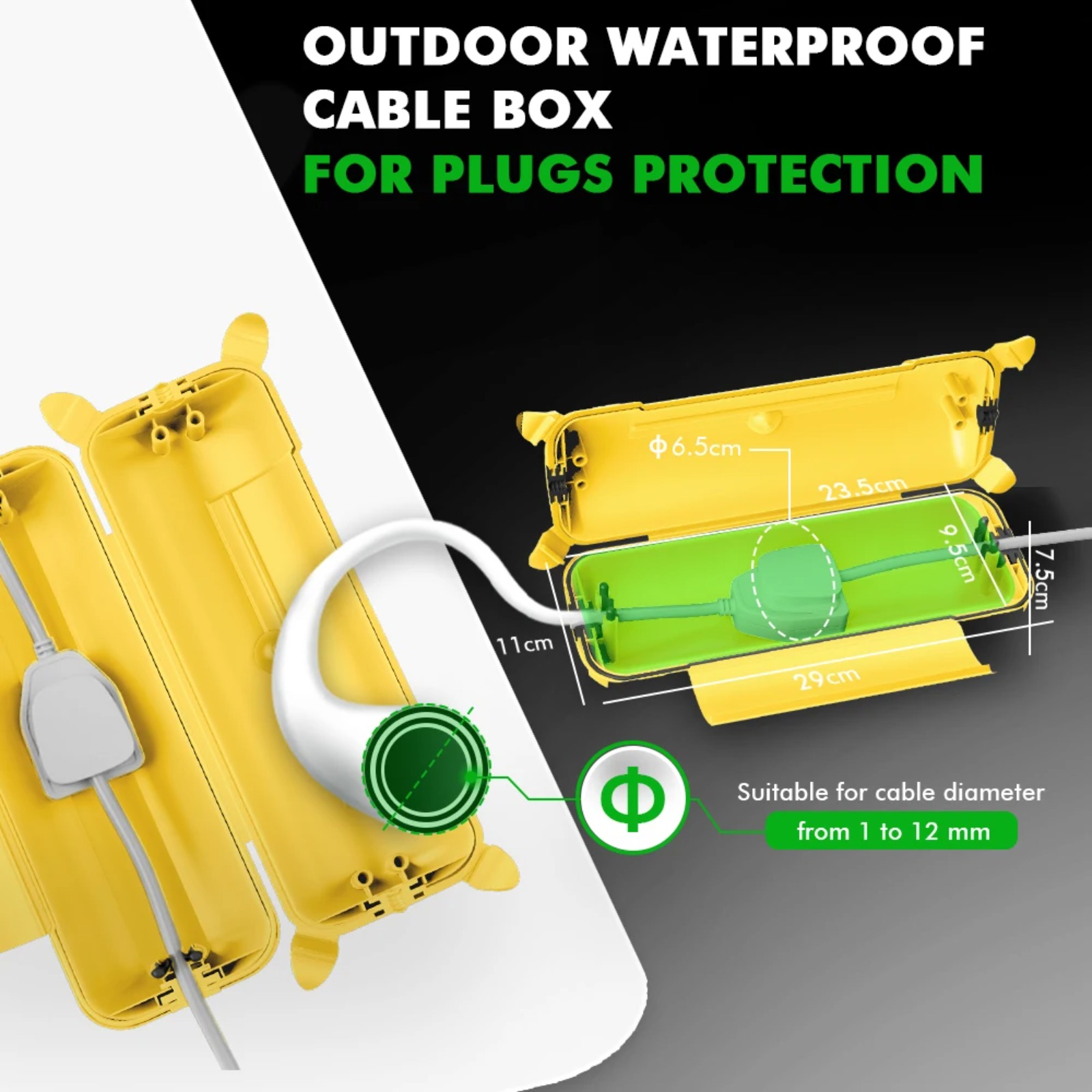 IP44 Outdoor Extension Cord Co - Outdoor Power Extension Cord recension och pris