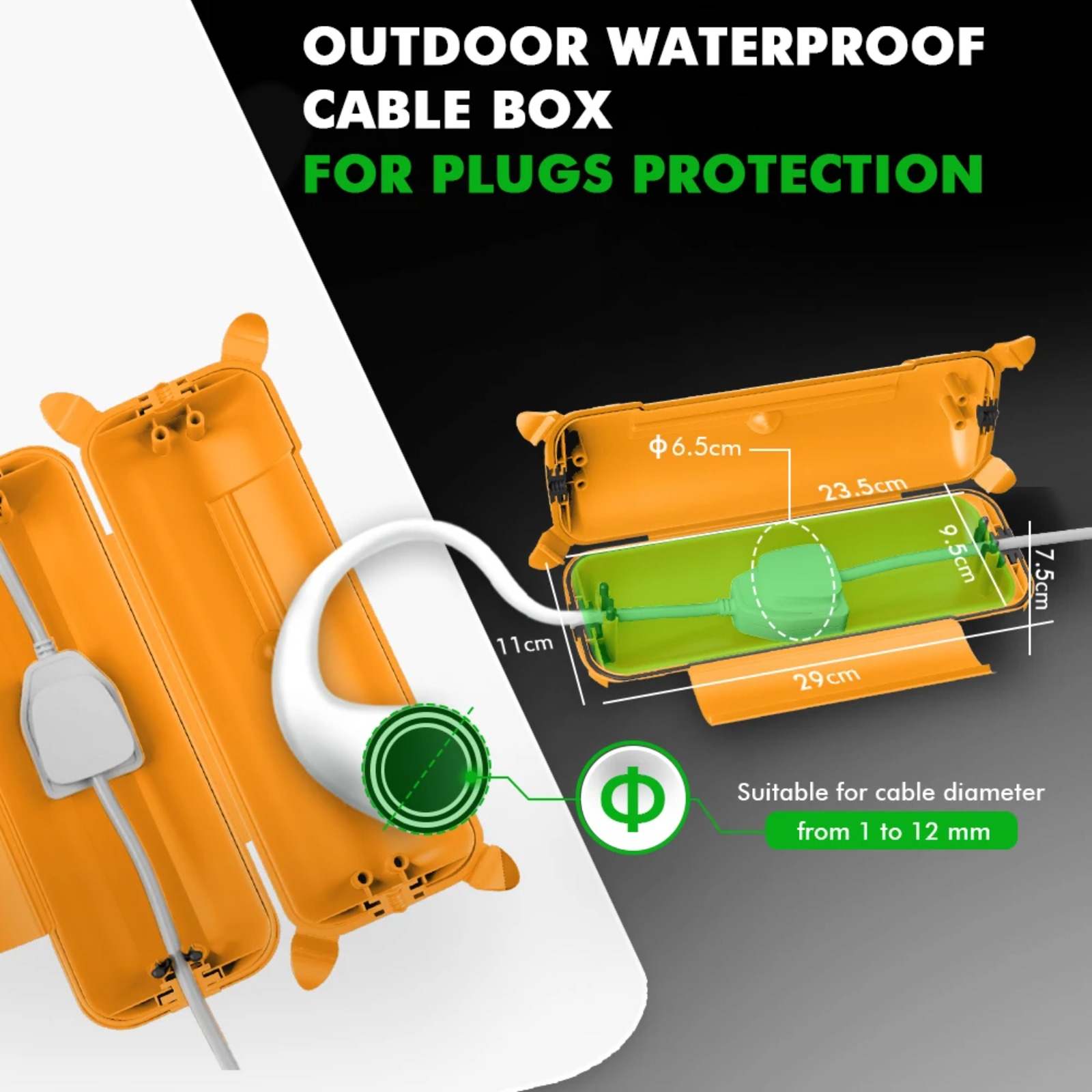 IP44 Outdoor Extension Cord Co - Outdoor Power Extension Cord recension och pris