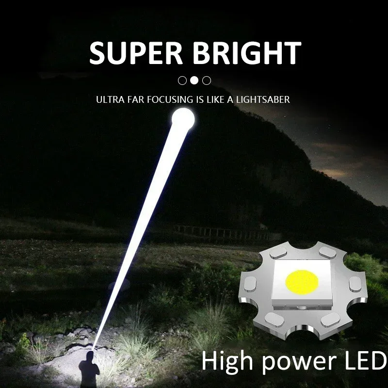 900000LM Powerful LED Flashlig - Outdoor Power Works recension och pris