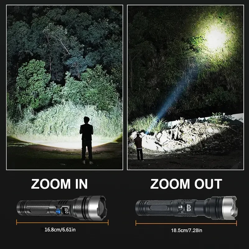 900000LM Powerful LED Flashlig - Outdoor Power Works recension och pris