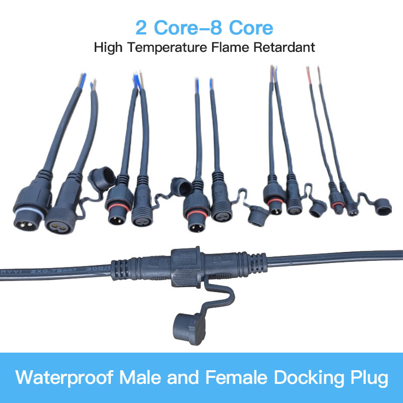 Male Female Extension Wire Con - Outdoor Power Extension Cord recension och pris