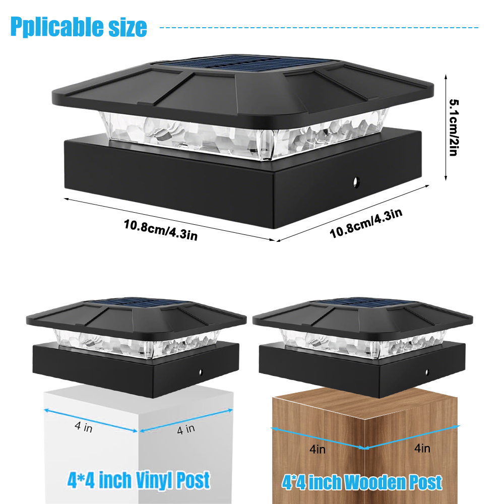 Outdoor Solar Post Cap Lights  - Outdoor Power Post recension och pris