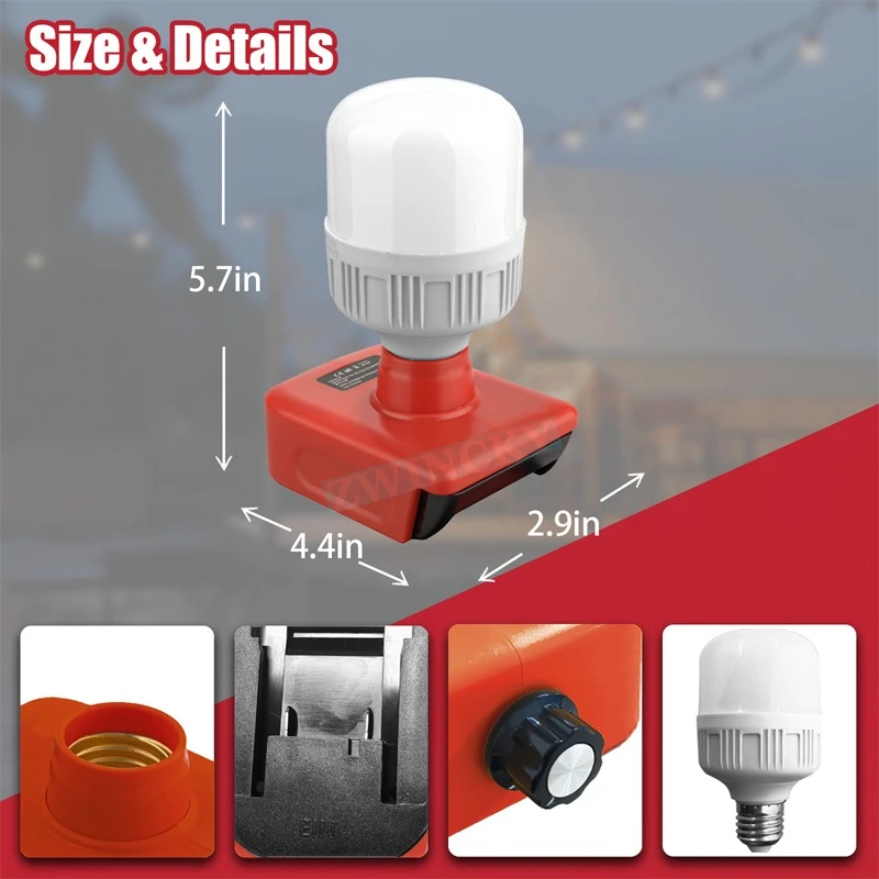 Portable Tool Light Suitable f - Outdoor Power Works recension och pris