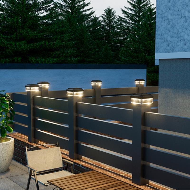 Solar LED Post Cap Light for O - Outdoor Power Post recension och pris