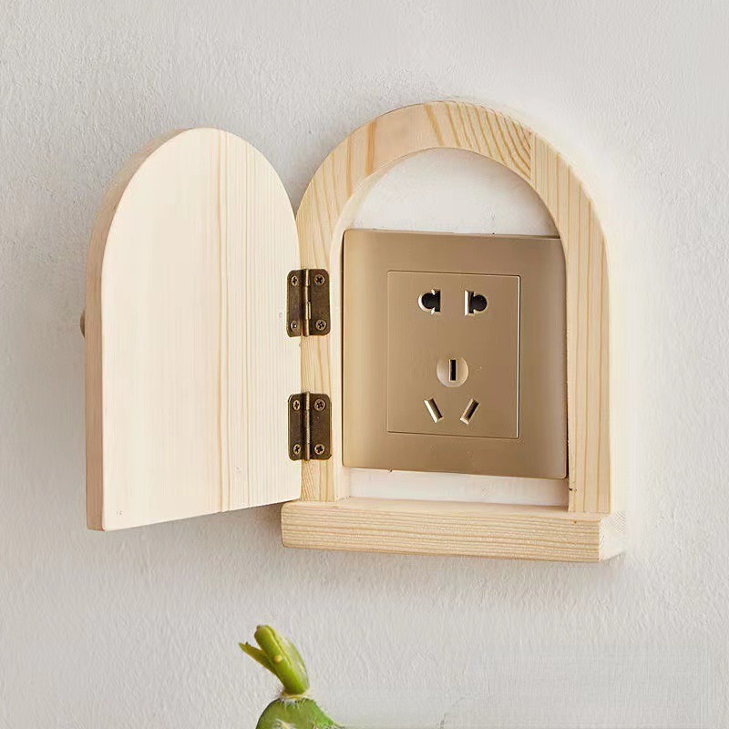 Solid Wood Switch Protective C - Outdoor Power Point Cover recension och pris