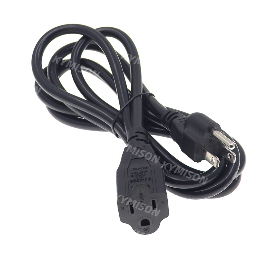 USA 3 Prong Male Plug to Femal - Outdoor Power Extension Cord recension och pris