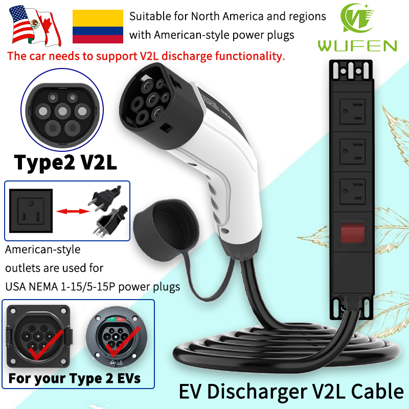 WUFEN Portable Type 2 V2L Cabl - Ac Outdoor Power recension och pris