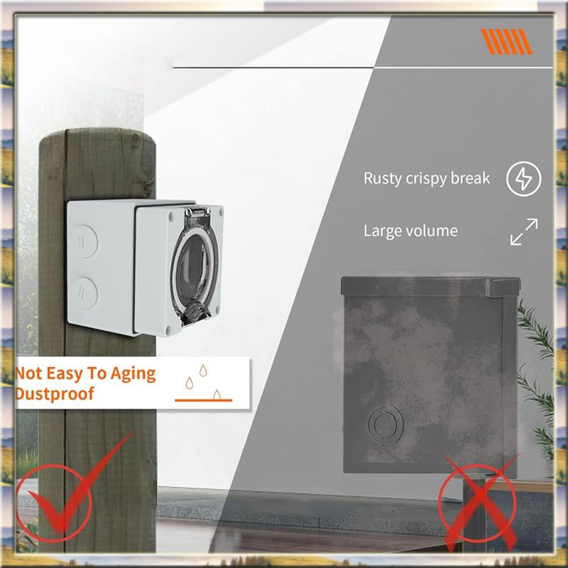 AA46 HOT-50Amp Outdoor Power O - Outdoor Power Receptacle recension och pris