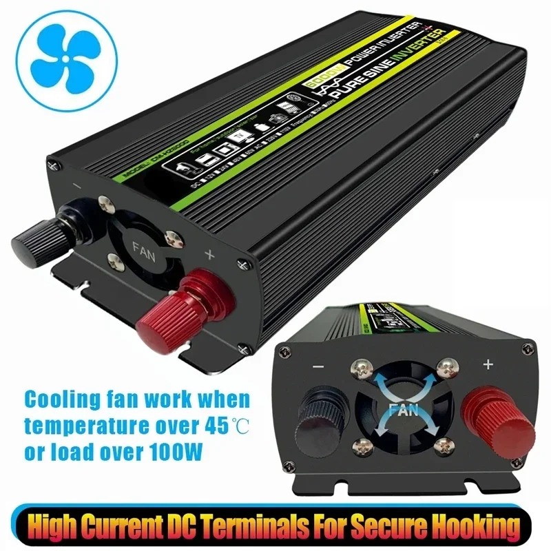 6000W DC12/24V to AC 220V Pure - Ac Outdoor Power recension och pris