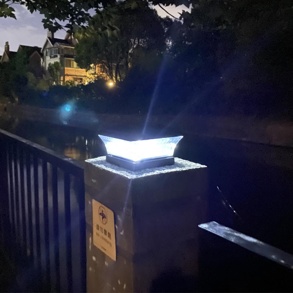 1/2Pcs Solar Powered Fence Lig - Outdoor Power Post recension och pris