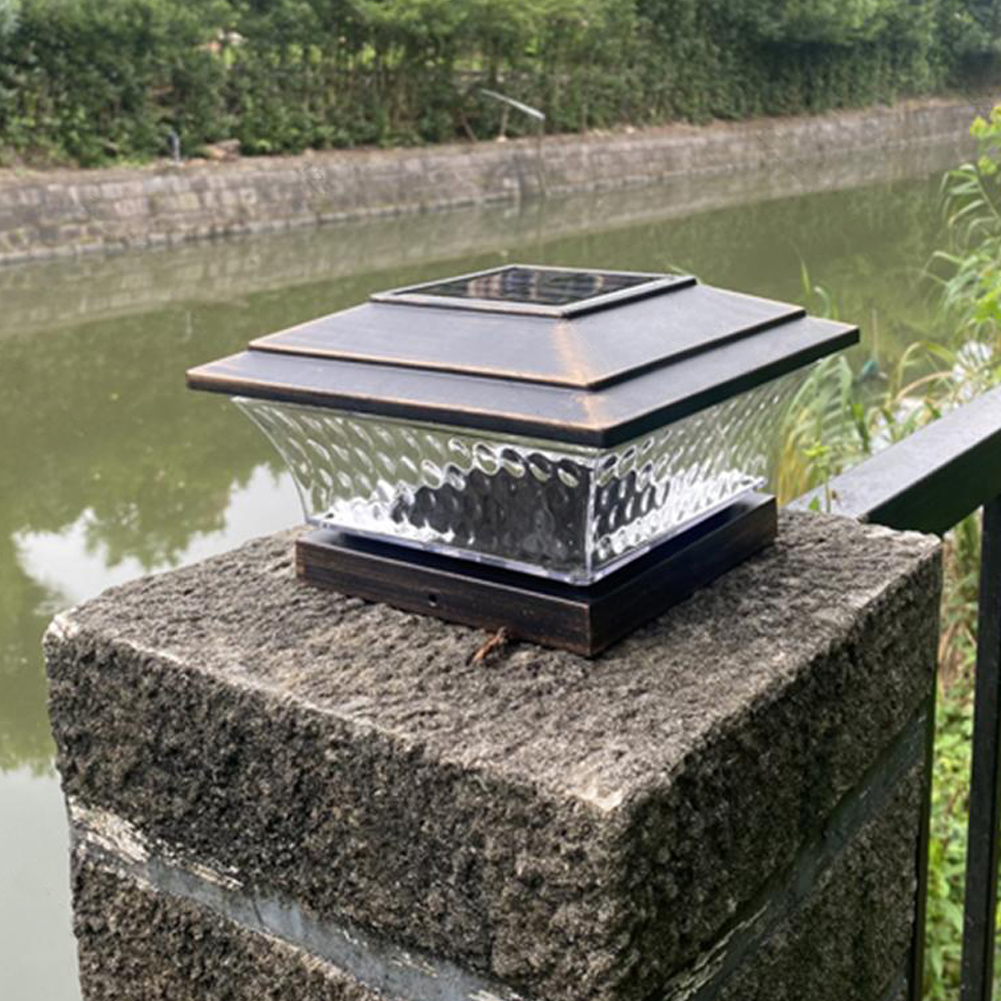 1/2Pcs Solar Powered Fence Lig - Outdoor Power Post recension och pris