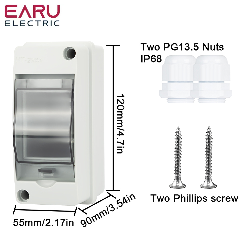 HT-2 IP65 Waterproof Distribut - Outdoor Power Distribution Box recension och pris