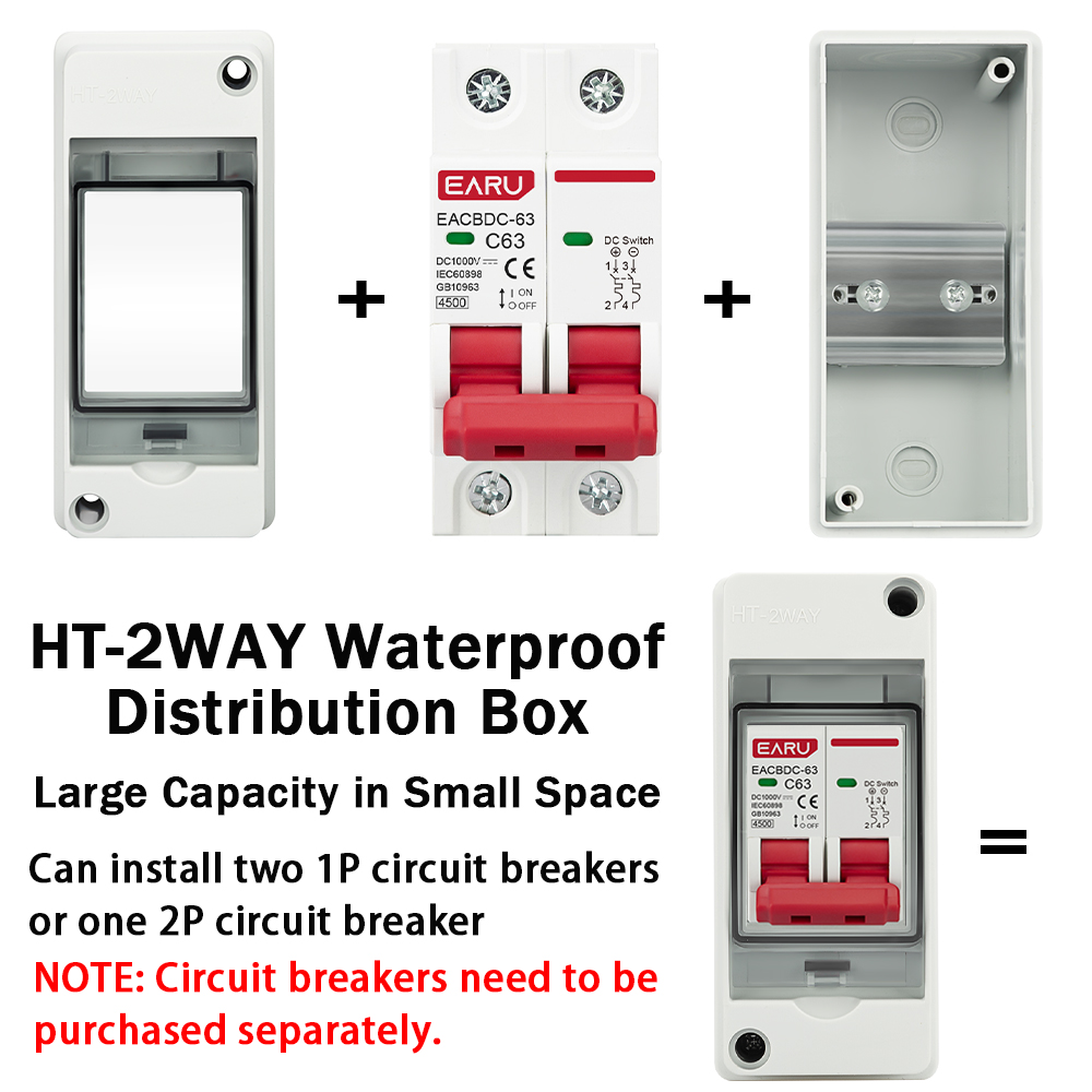 HT-2 IP65 Waterproof Distribut - Outdoor Power Distribution Box recension och pris
