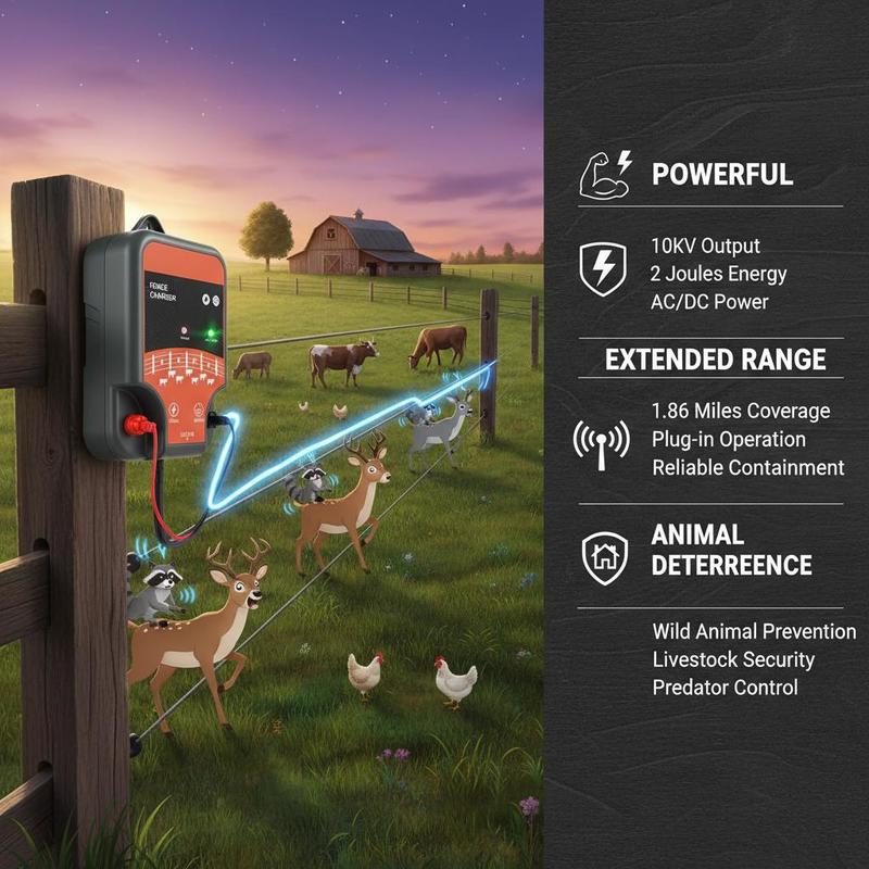 Livestock Energizer 10kV 2J Fo - Ac Outdoor Power recension och pris