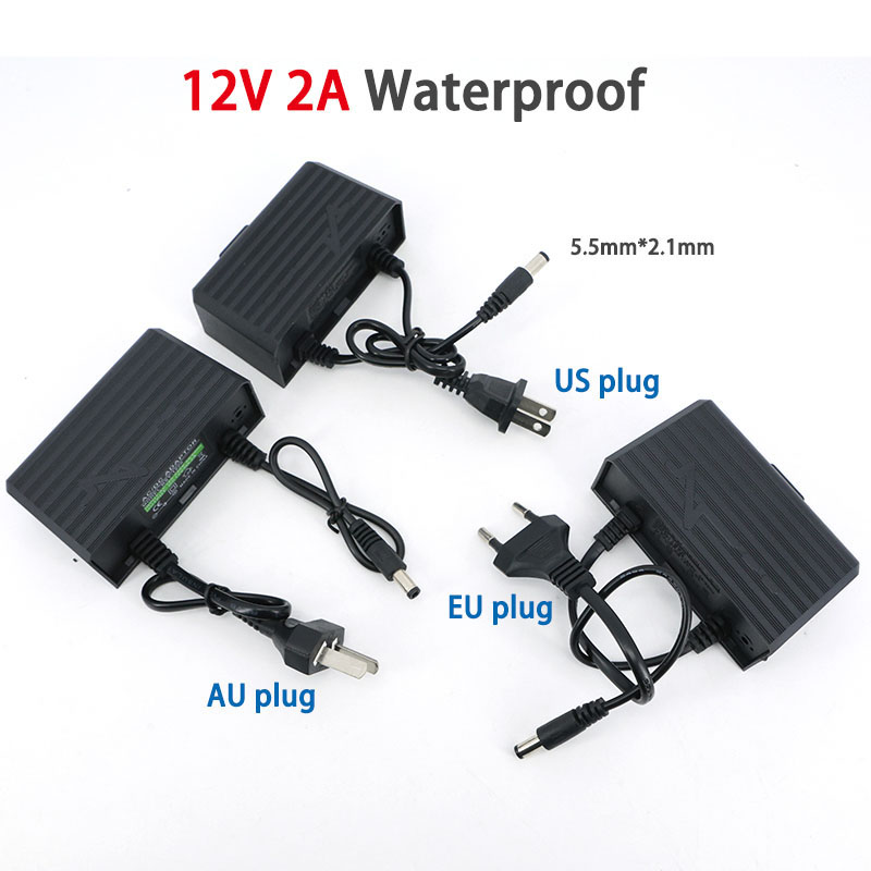 Waterproof AC 100V 240V to DC  - Outdoor Power Supply 12V recension och pris